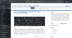 Desktop Screenshot of filosofiaelogos.it